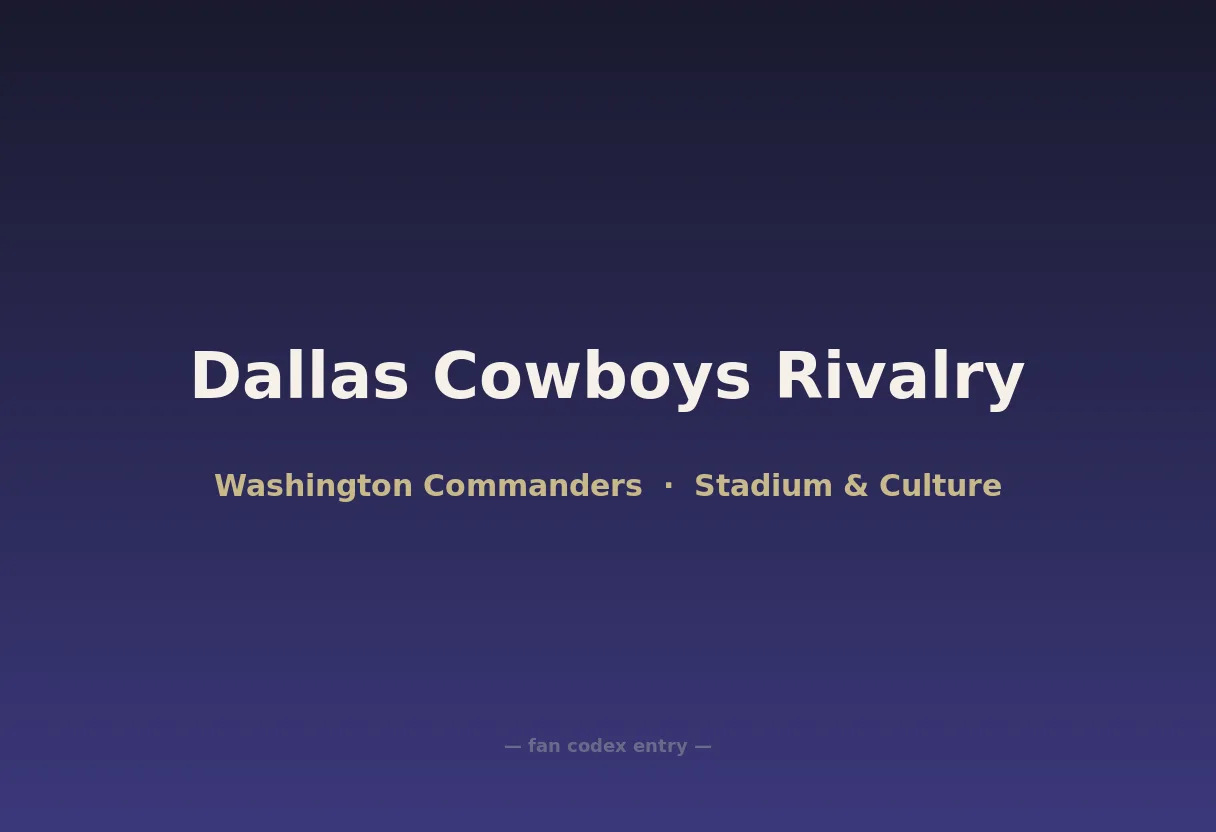 Dallas Cowboys Rivalry