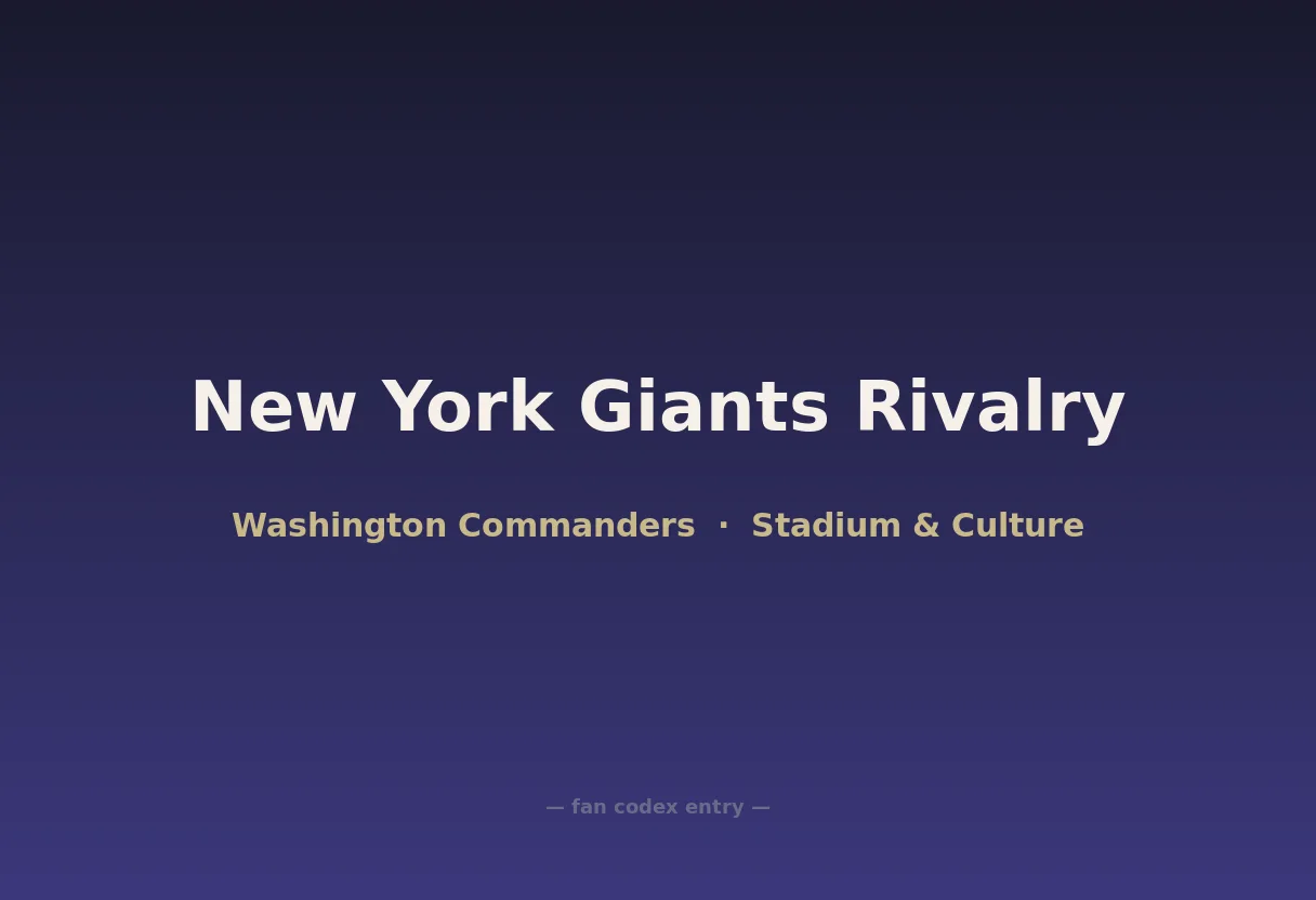 New York Giants Rivalry