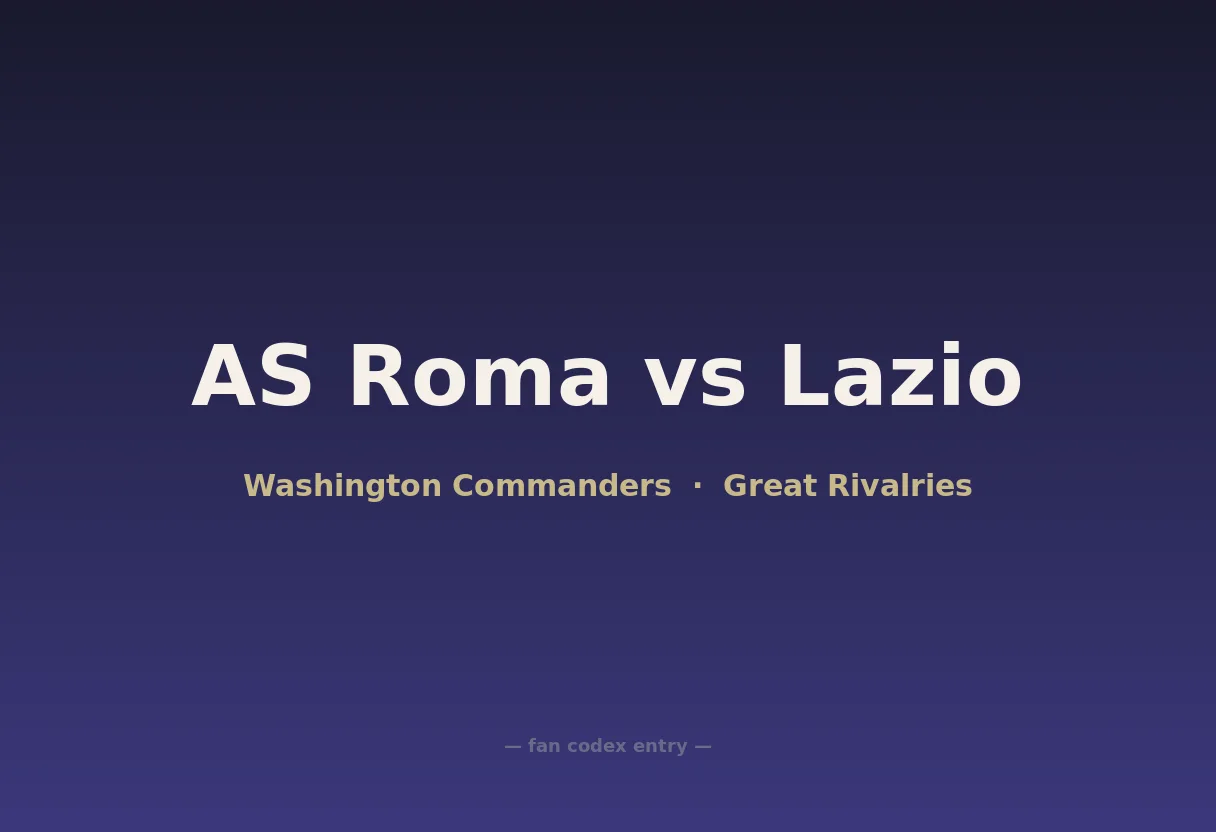 AS Roma vs Lazio